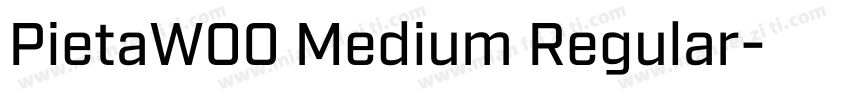 PietaW00 Medium Regular字体转换